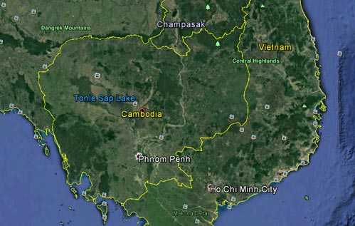 cambodia geography